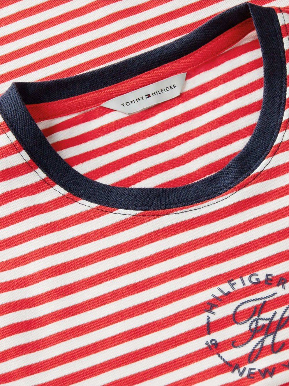 Stripe Regular Fit Half Sleeve Ribbed T-Shirt