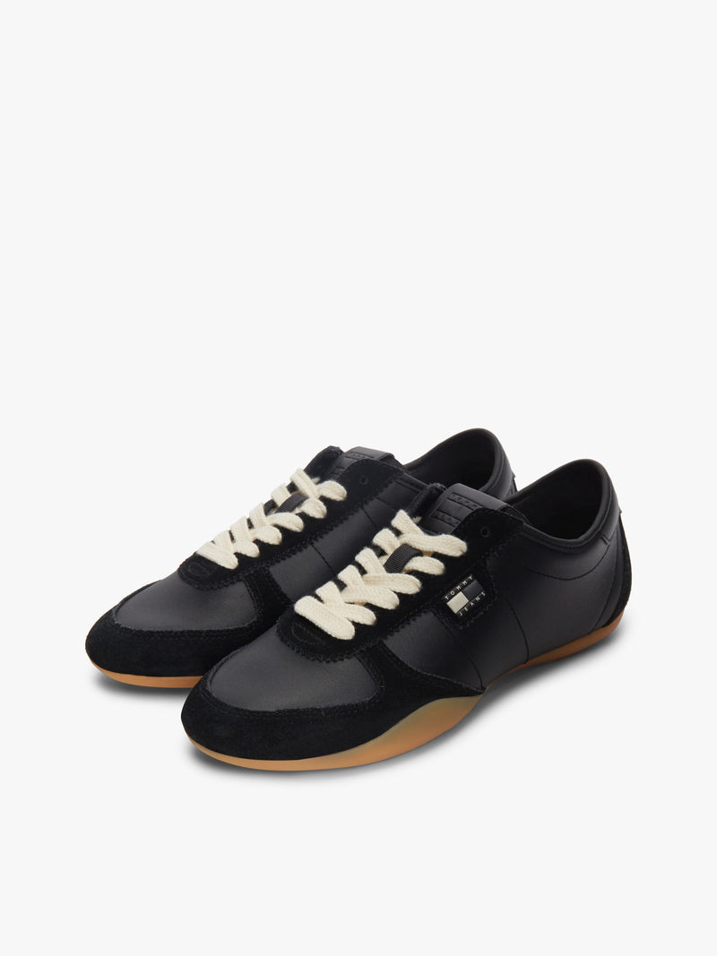 Women Suede Mix Low Profile Sneaker
