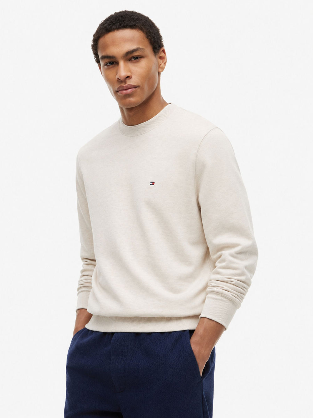 Solid Terry Pullover