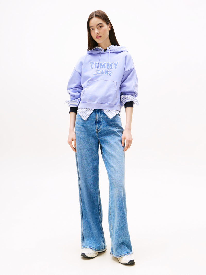 Relaxed Fit Terry Hoodie