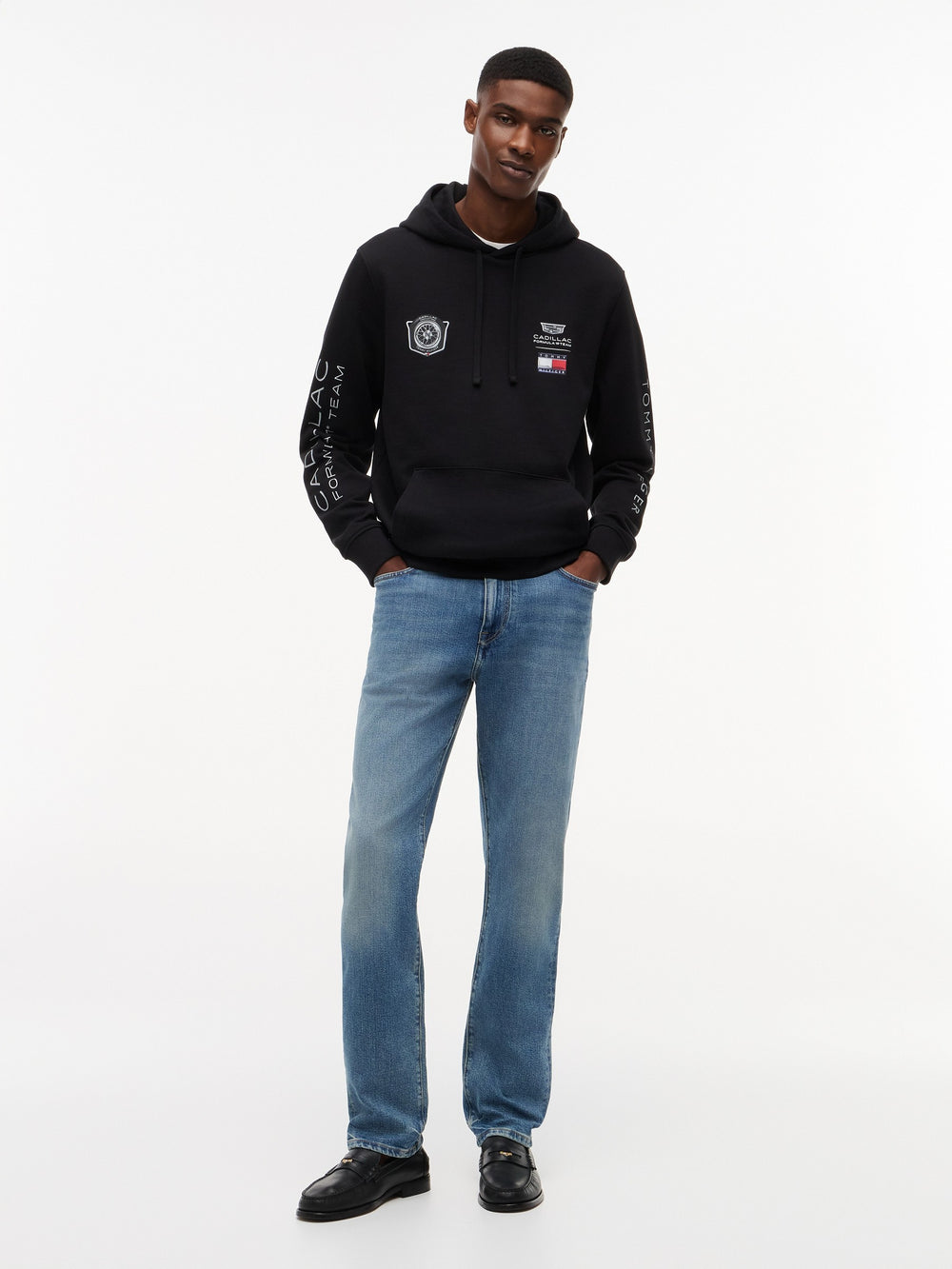 Regular Fit Cf1 Back Print Hoodie