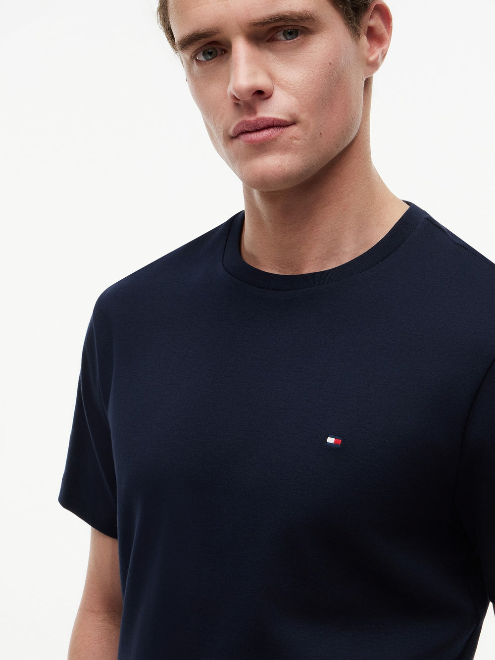 Regular Fit Solid Interlock Tshirt