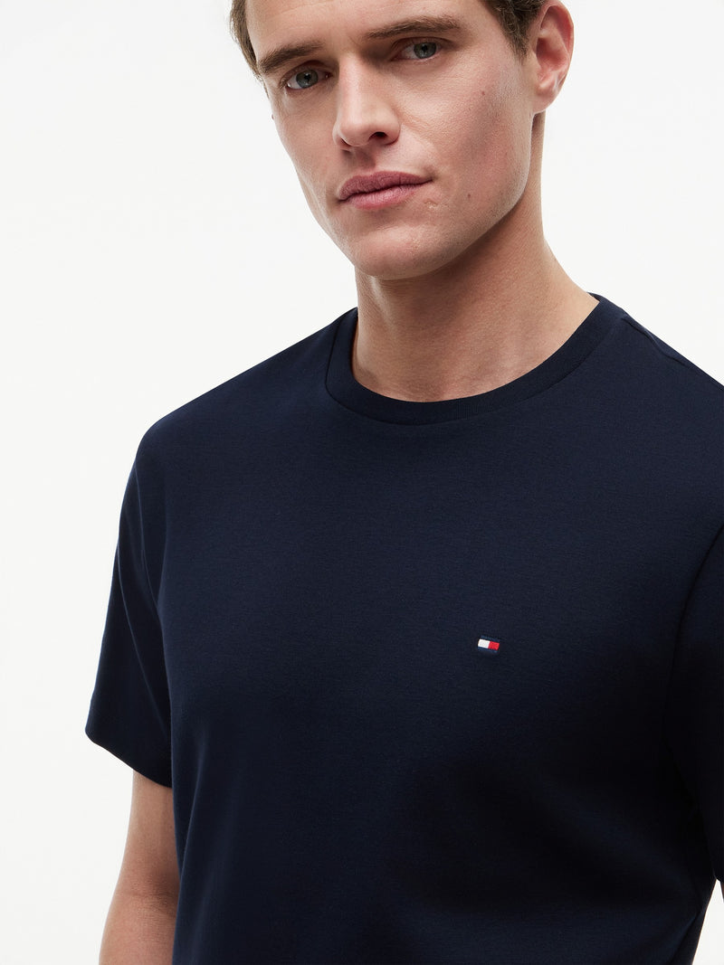 Regular Fit Solid Interlock Tshirt