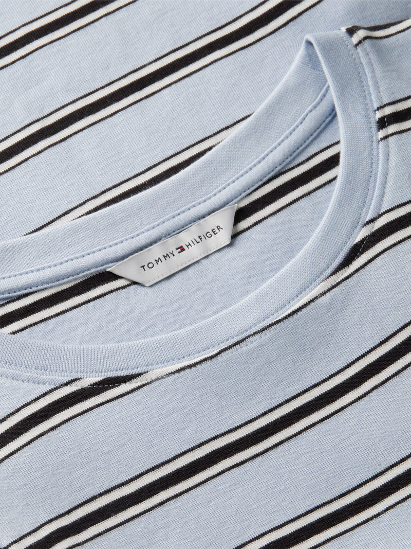 Stripe Slim Fit Full Sleeve Cotton Jersey T-Shirt