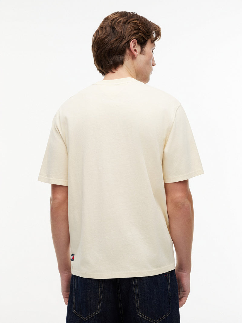 90S Fit Washed Patchwork T-Shirt