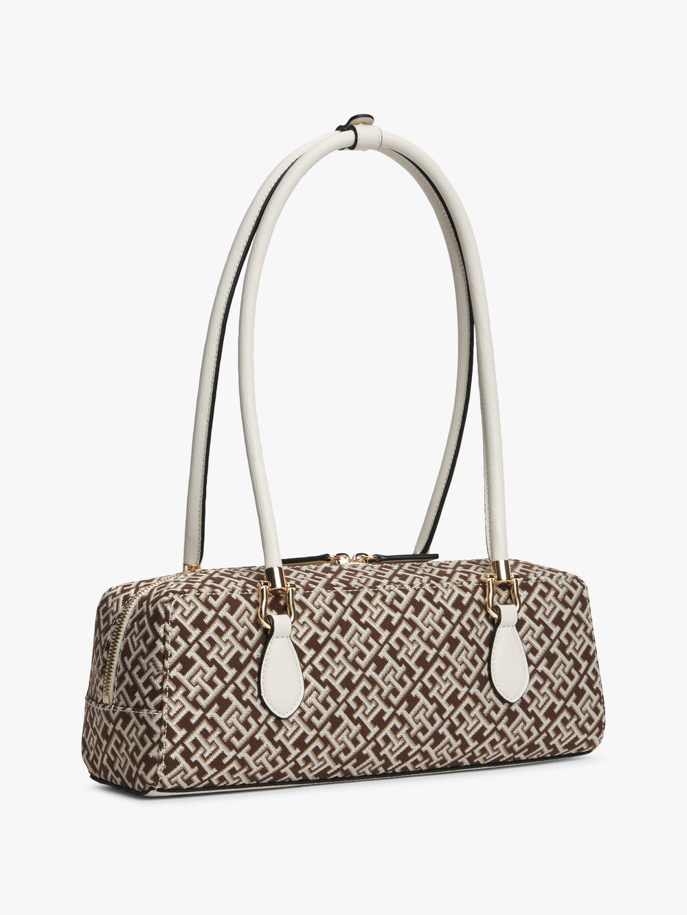 Jacquard Nylon East West Bag