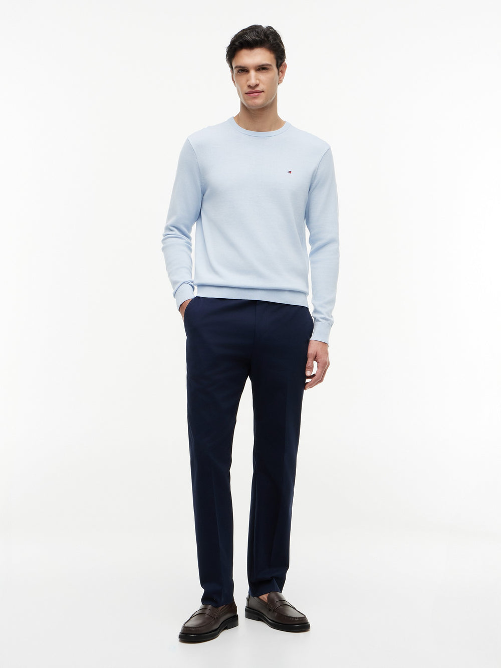 Crew Neck Basic Sweater