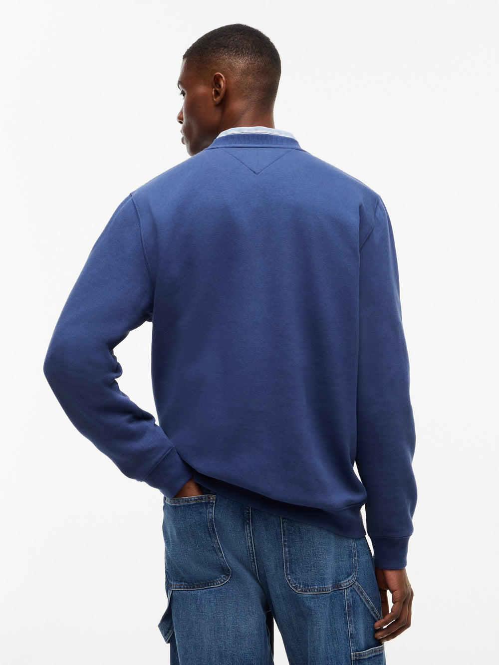 Regular Fit Brushed Fleece Crew Neck Sweatshirt