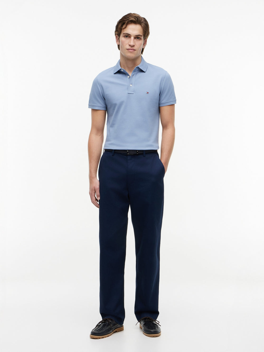 Slim Fit Solid Pique Polo