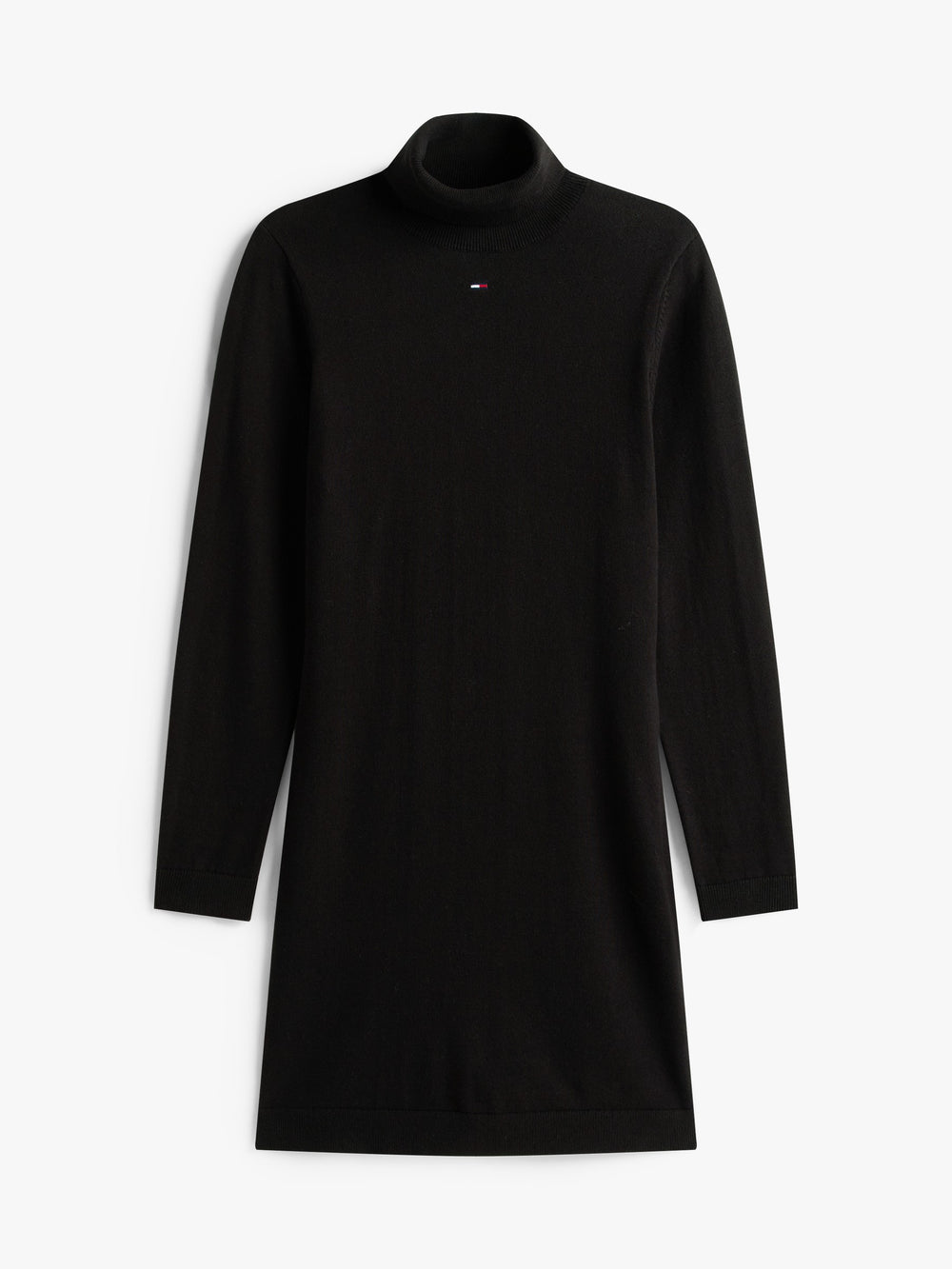 Full Sleeve Solid Sweater Bodycon Dress