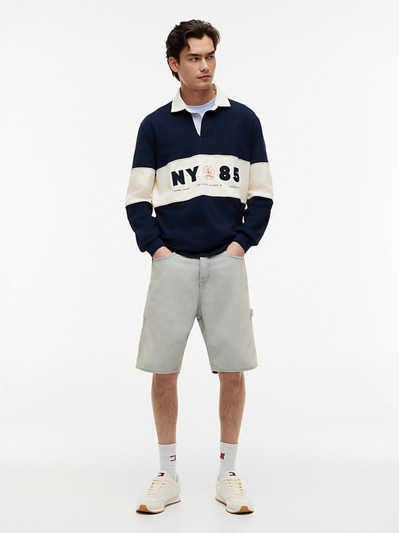 Relaxed Fit Rugby Polo