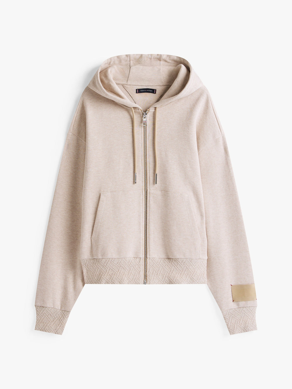 Relaxed Fit Zip Thru Hoodie