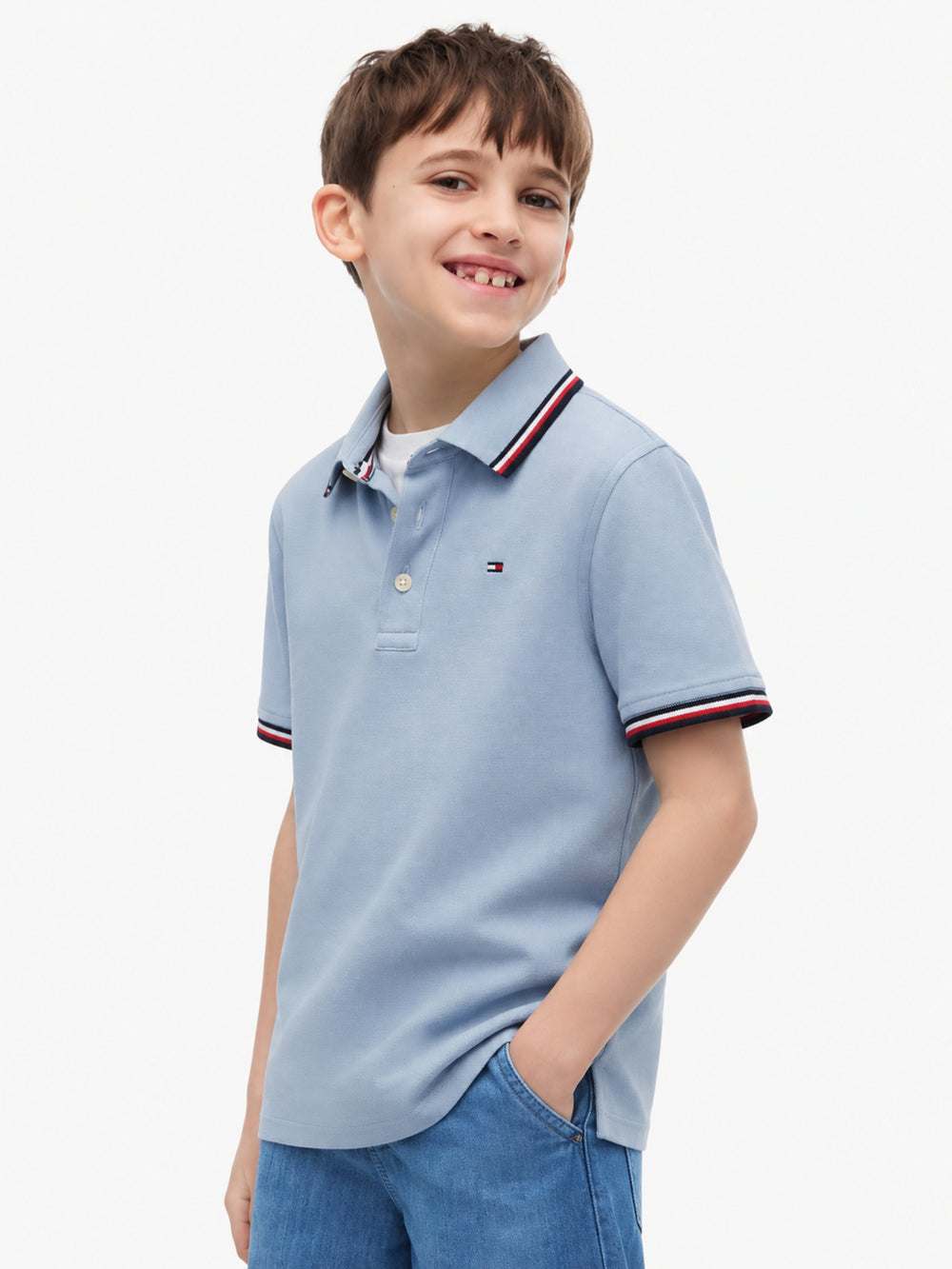 Kids Solid Polo