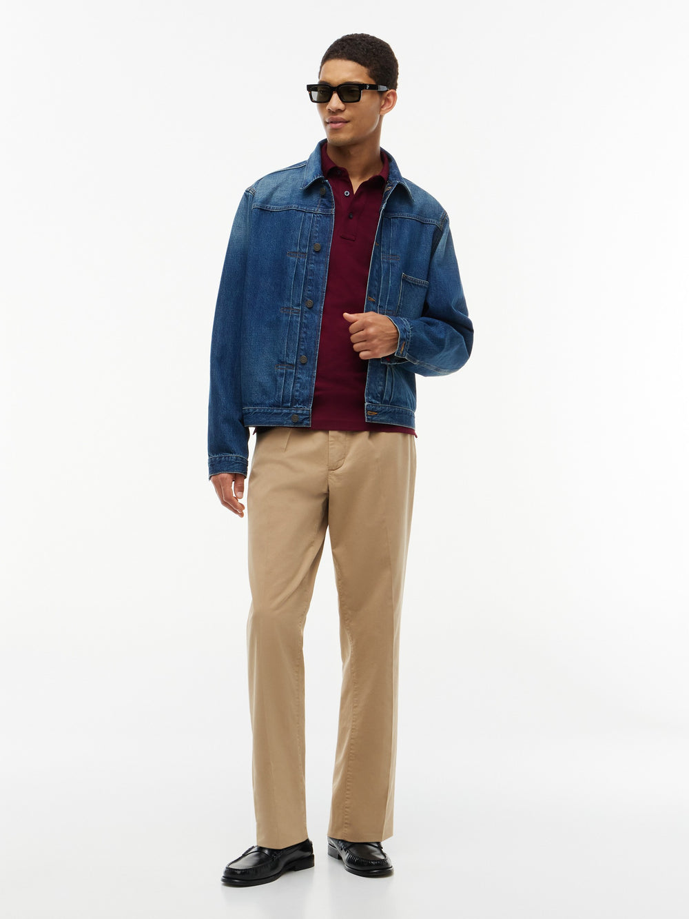 Slim Fit Solid Pique Polo