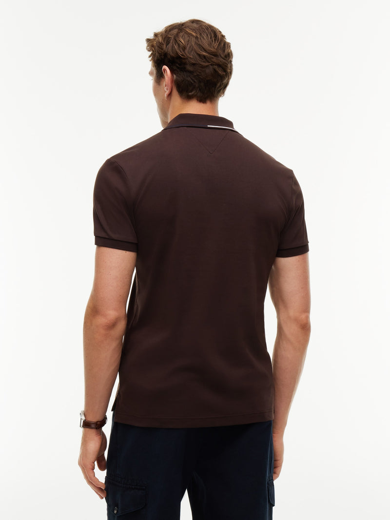 Slim Fit Interlock Polo