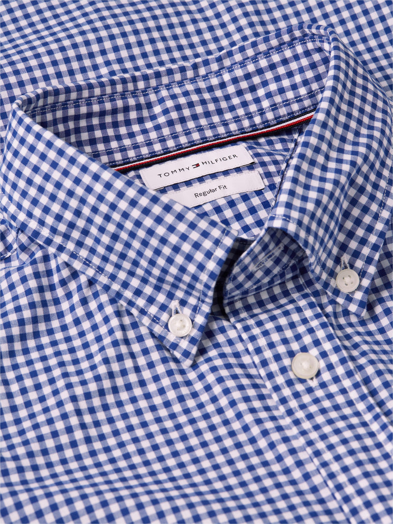 Regular Fit Check Poplin Shirt