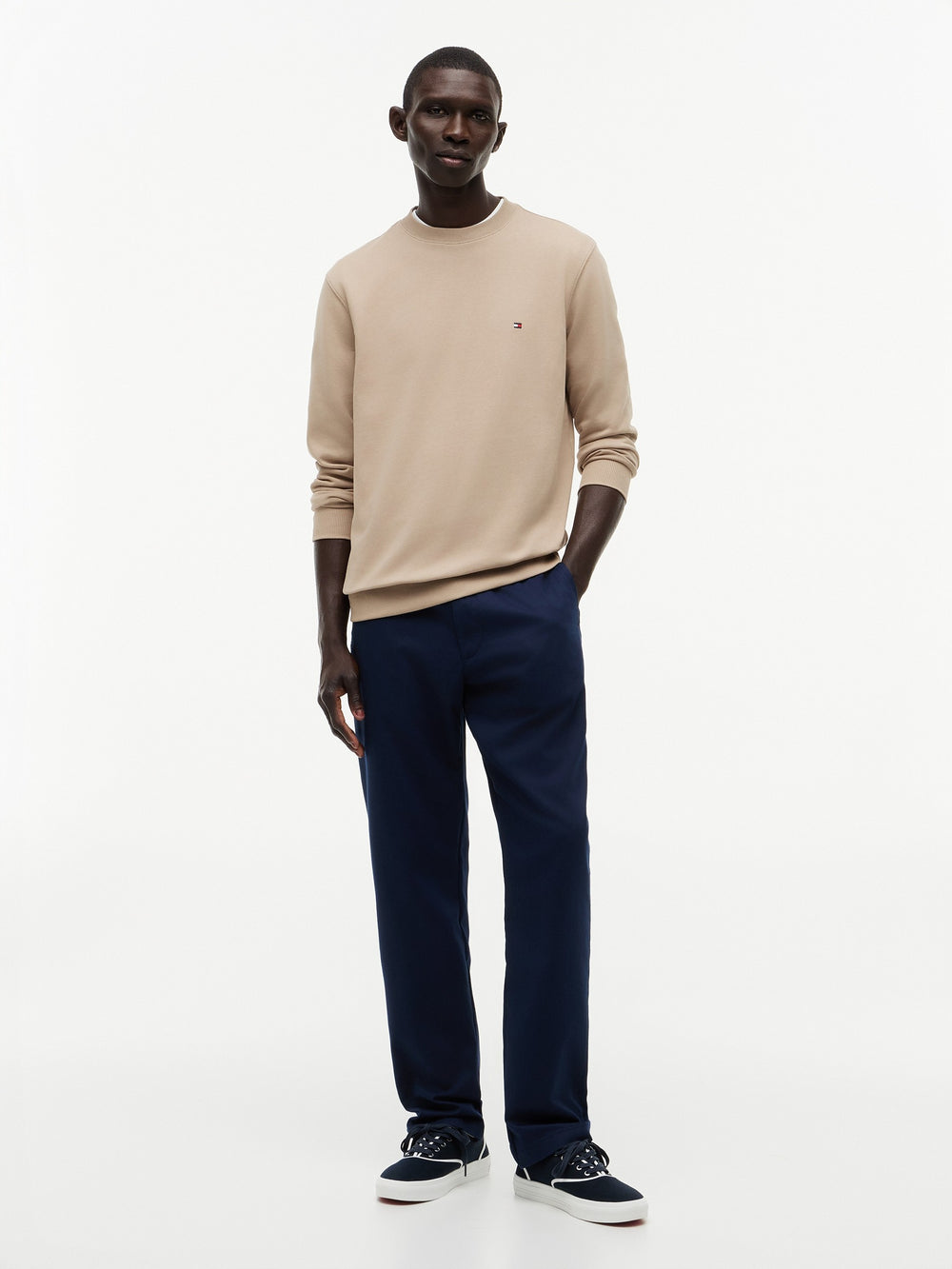 Solid Terry Pullover