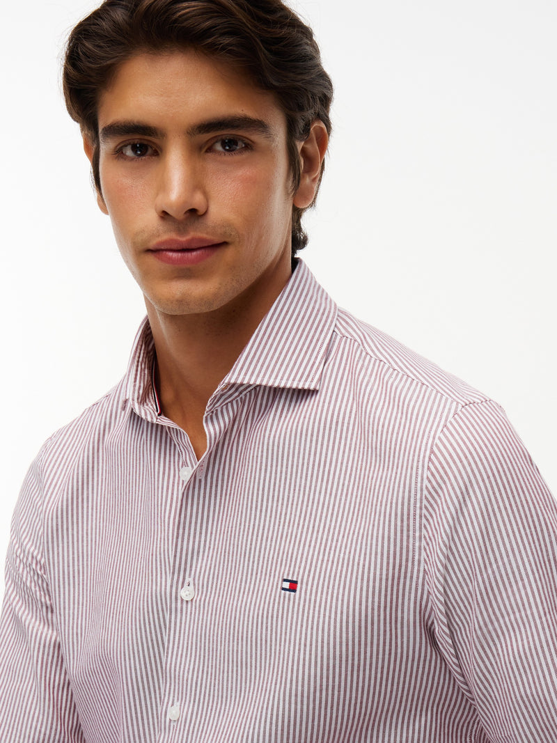 Slim Fit Stripe Oxford Shirt