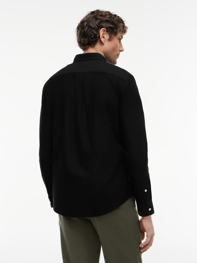 Regular Fit Solid Oxford Shirt