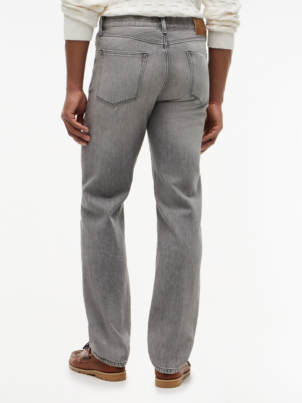 Dover Regular Straight Mid Grey Jeans