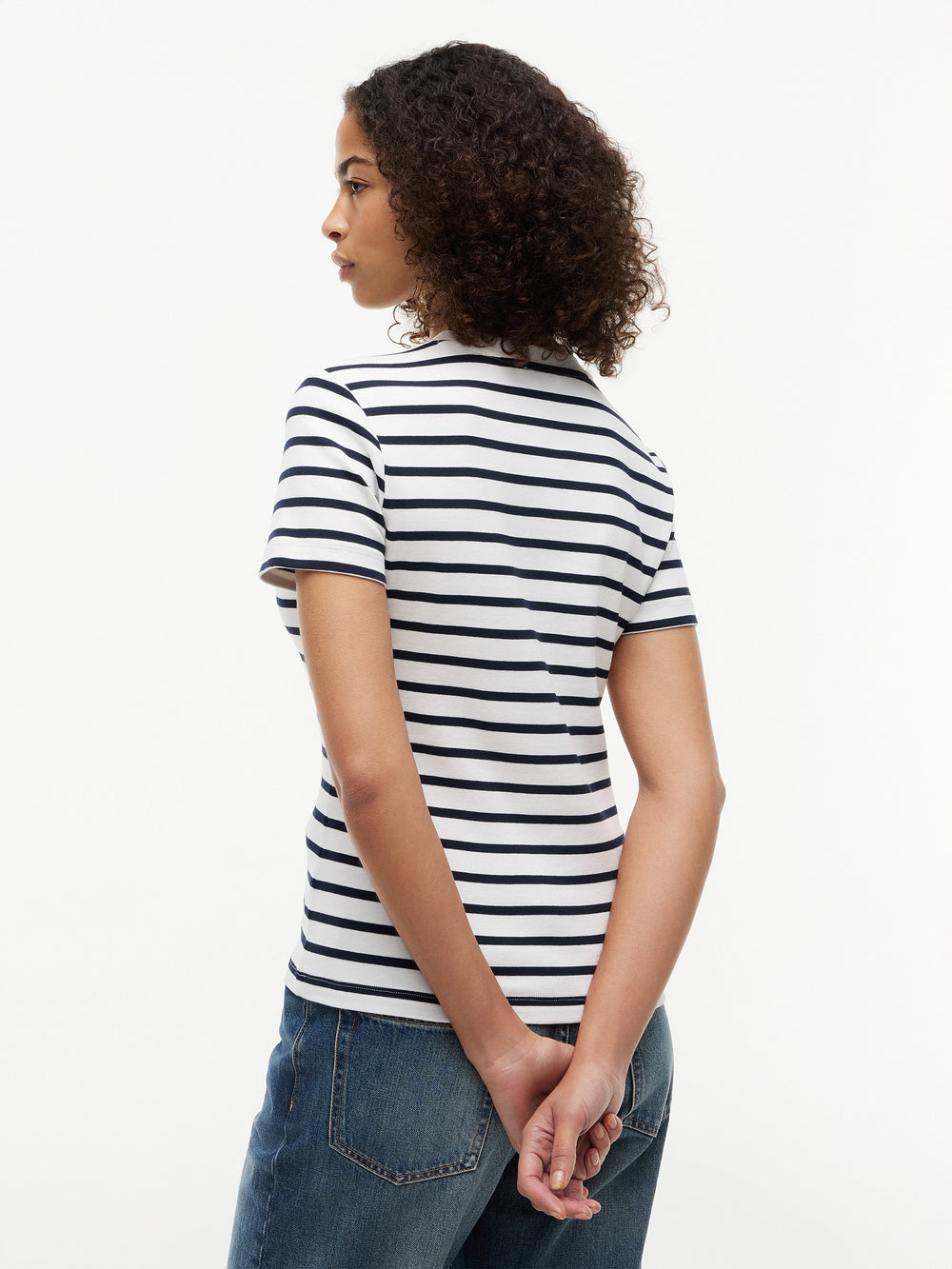 Stripe Slim Fit Half Sleeve Cody T-Shirt