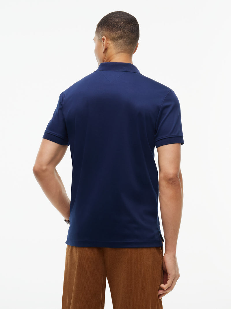 Regular Fit Tonal Graphic Interlock Polo