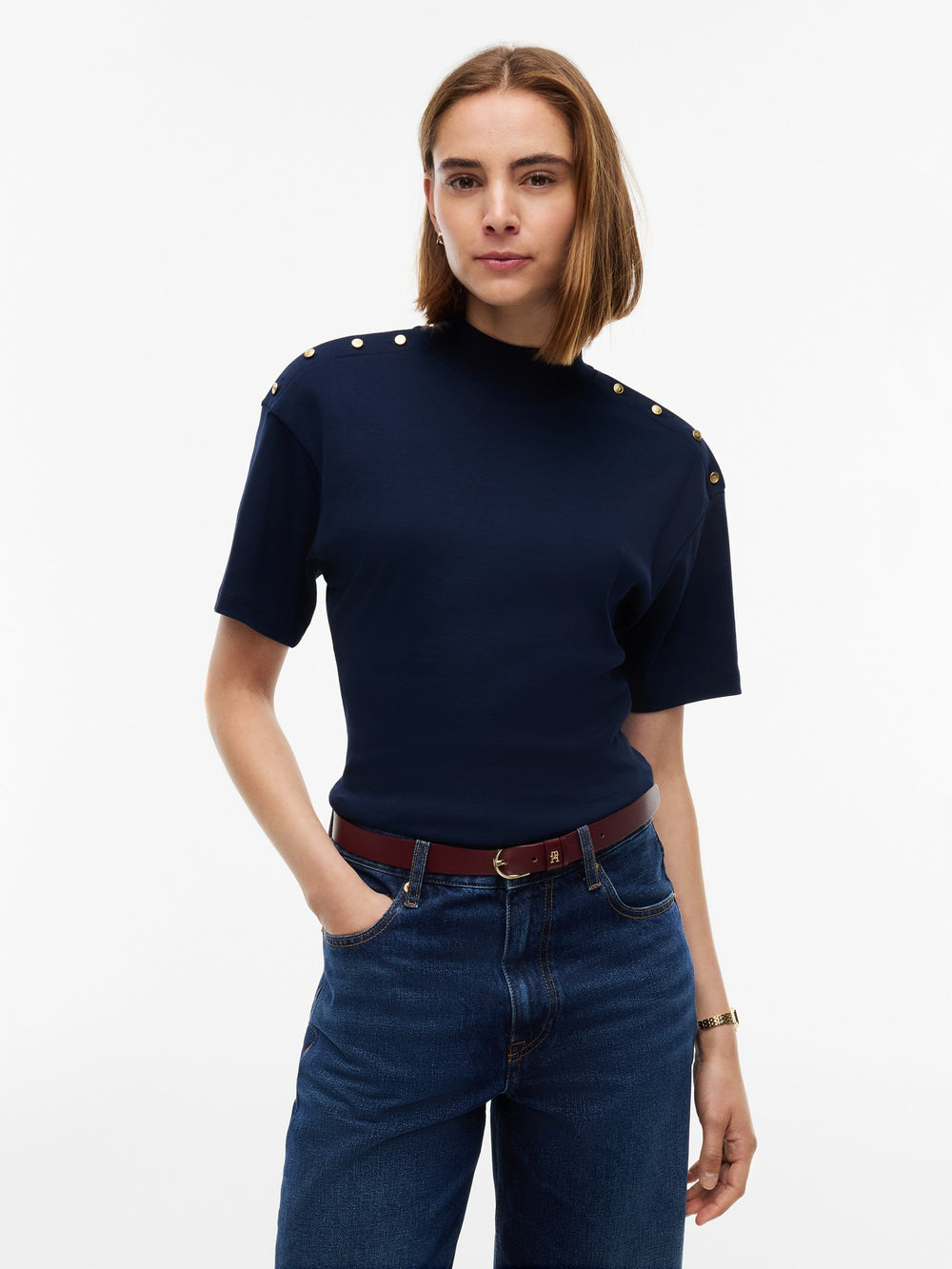 Solid Regular Fit Half Sleeve Cody T-Shirt