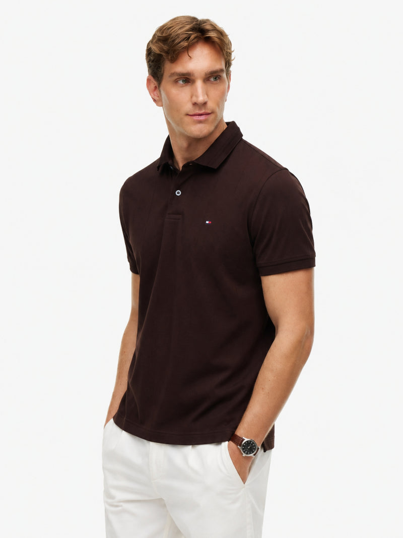 Regular Fit Jacquard Interlock Polo