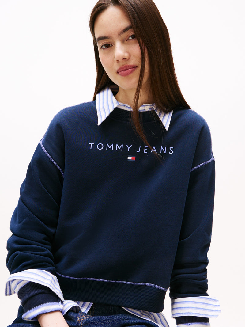 Relaxed Fit Fleece Pullover