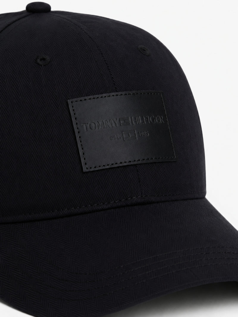 Leather Patch 6 Panel Cap