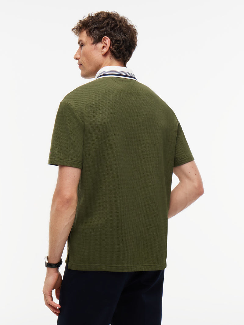 Regular Fit Textured Polo