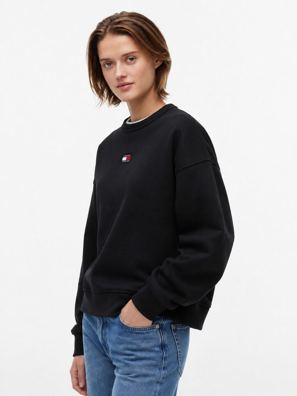 Relaxed Fit Terry Pullover