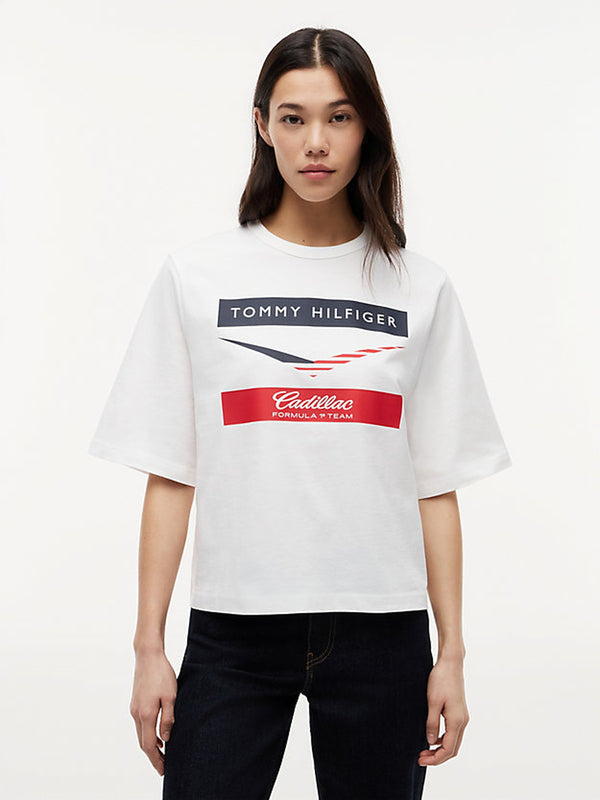 Solid Relaxed Fit Short Sleeve Cotton Jersey T-Shirt