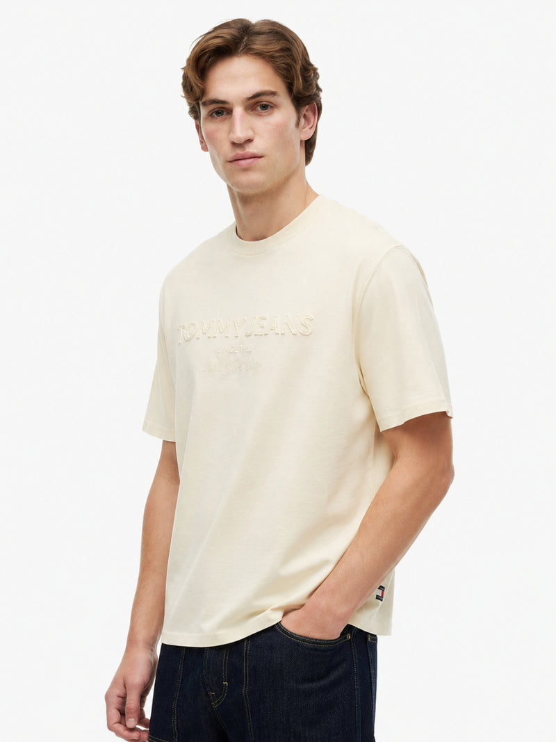 90S Fit Washed Patchwork T-Shirt