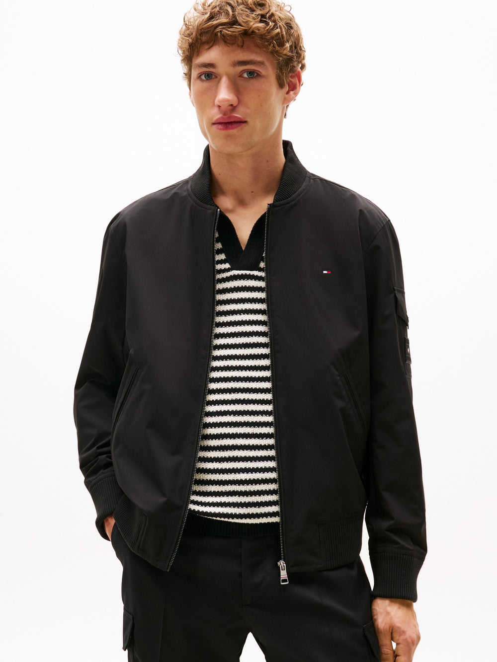 Relaxed Fit Bomber Jacket