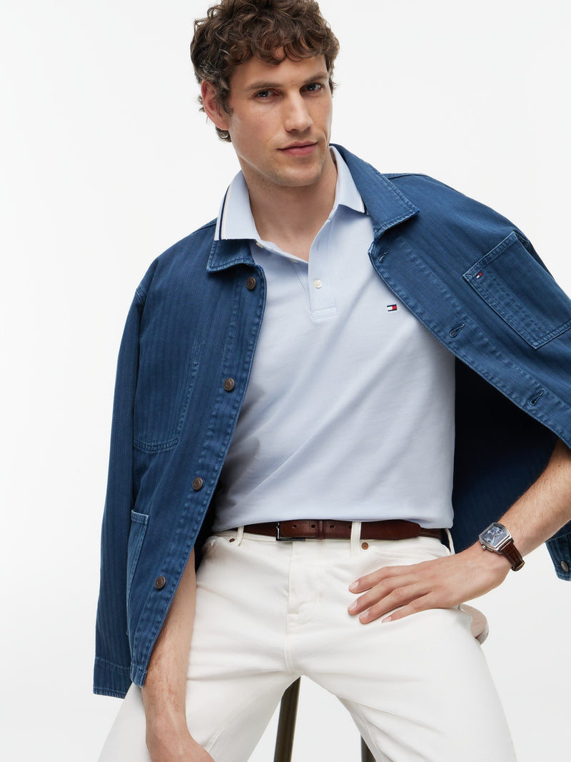 Slim Fit Collar Tipped Polo