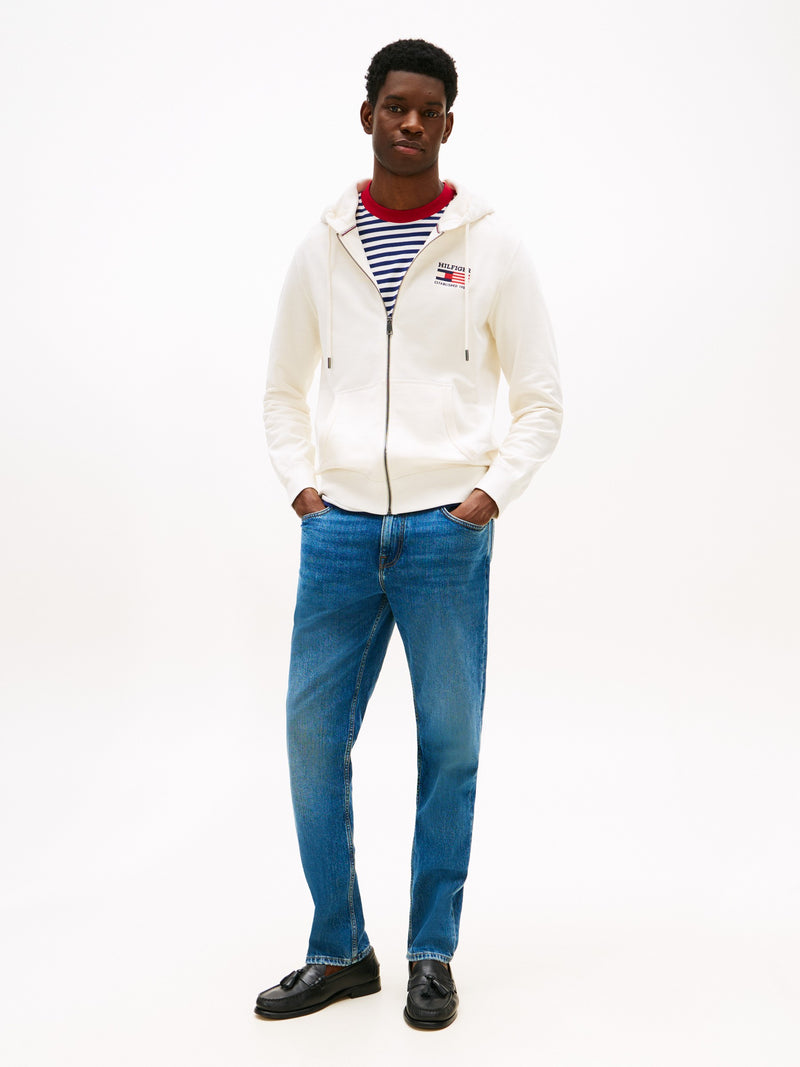 Regular Fit Zip Thru Hoodie