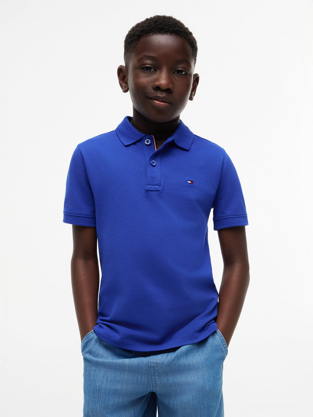 Kids Solid Polo