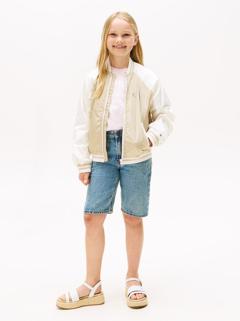 Kids Colorblock Bomber Jacket