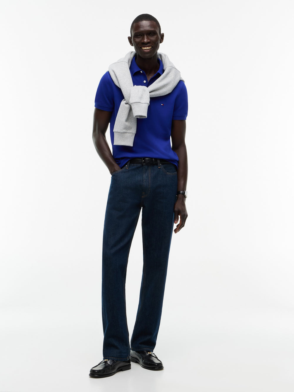 Slim Fit Solid Pique Polo