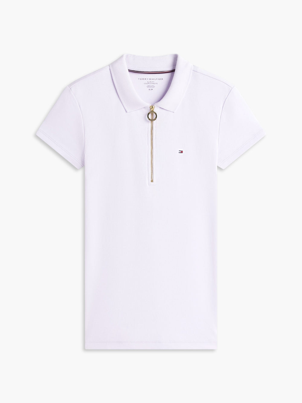 Solid Slim Fit Half Sleeve Ribbed Polo