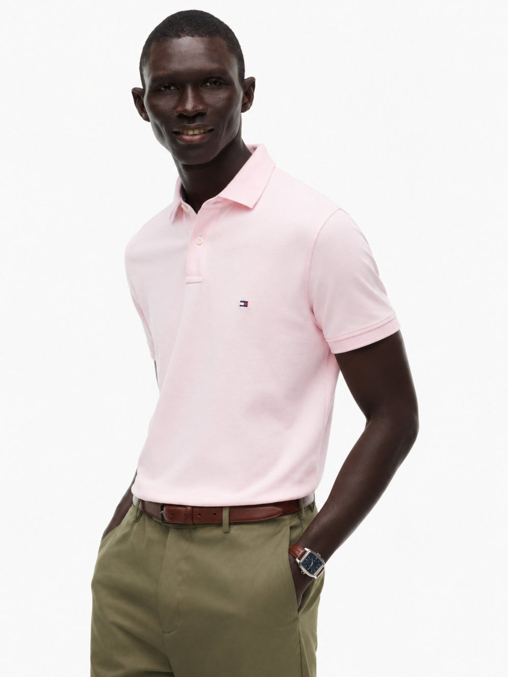 Regular Fit Solid Pique Polo