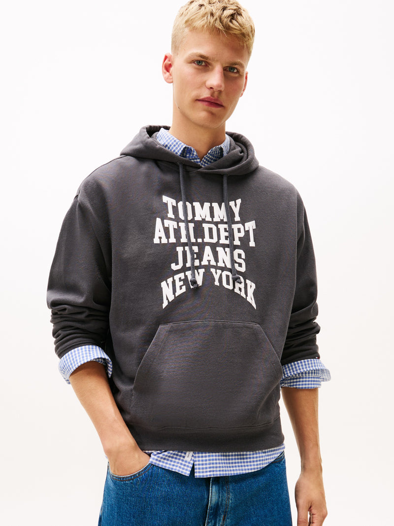 90S Fit Terry Hooded Sweatshirt