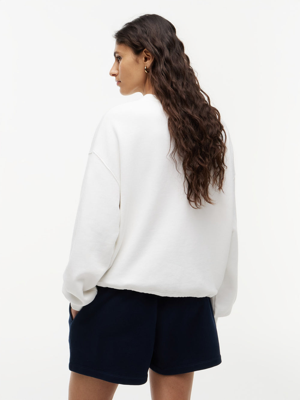 Relaxed Fit Terry Pullover