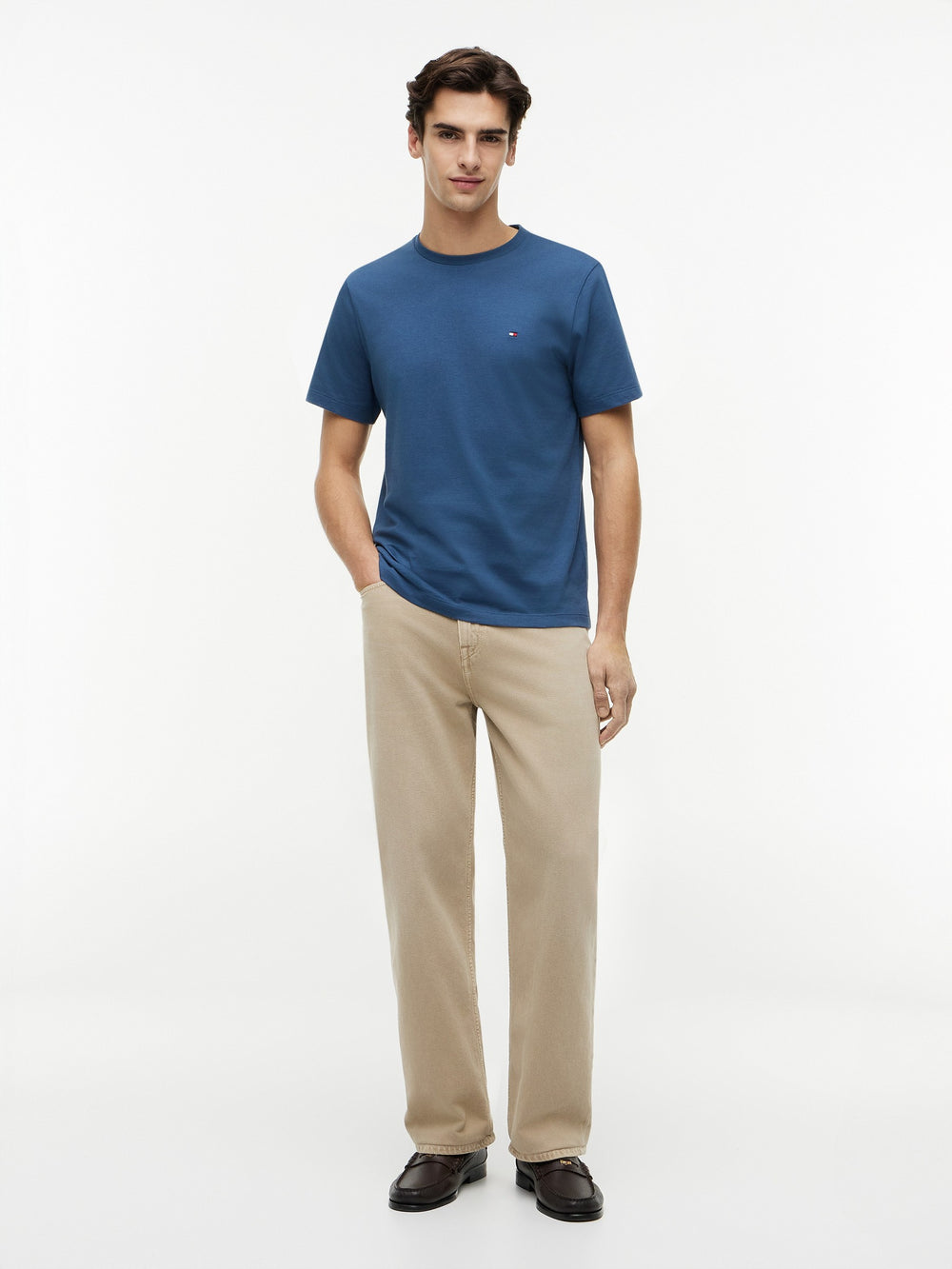 Regular Fit Solid Tshirt