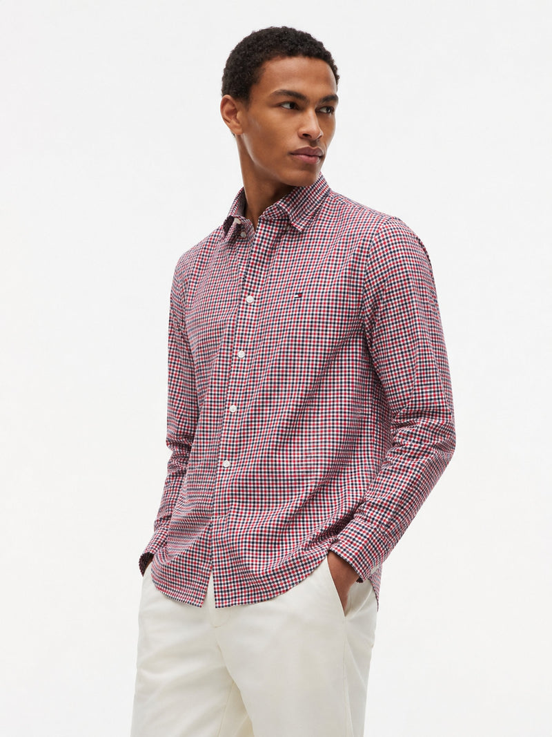 Regular Fit Check Poplin Shirt