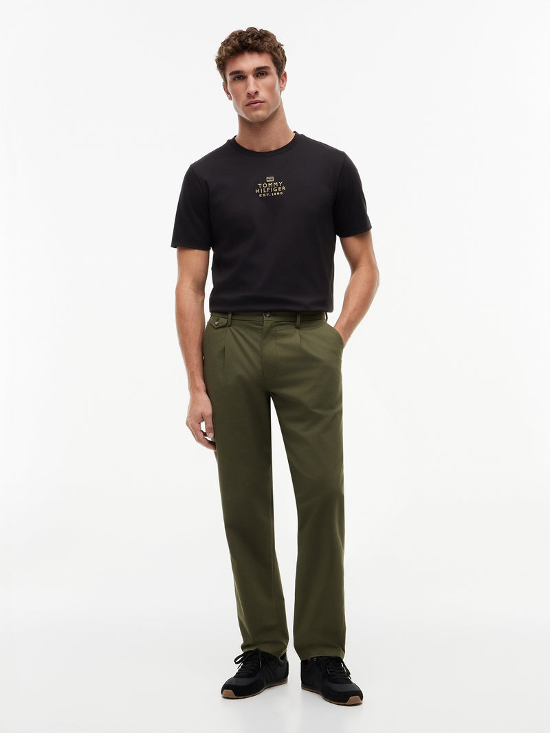 Regular Fit Embroidered Interlock Tshirt