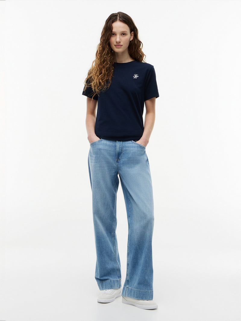 Solid Regular Fit Half Sleeve Cotton Jersey T-Shirt