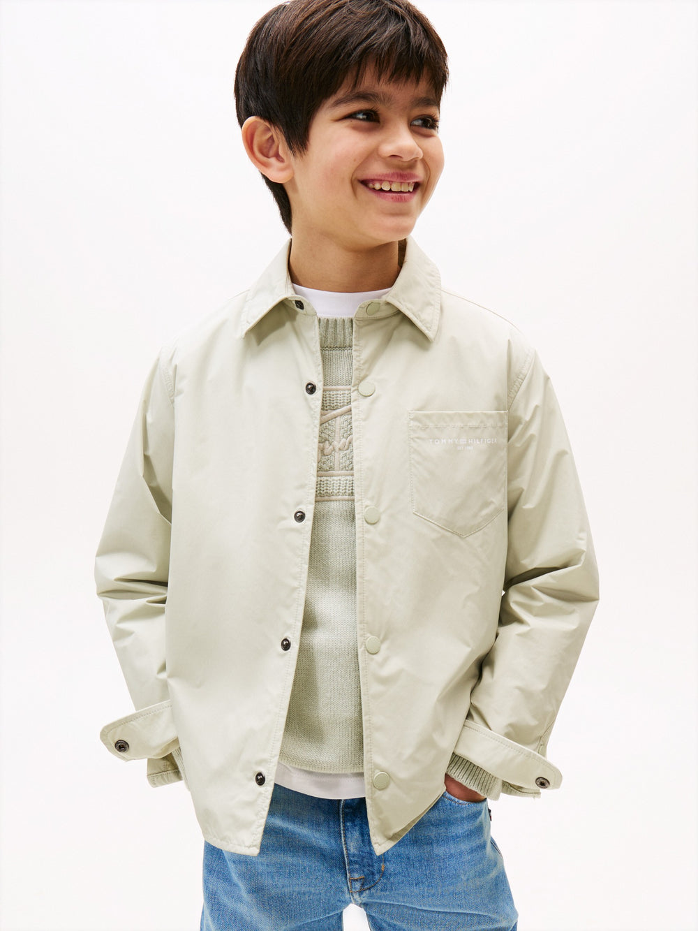 Kids Solid Overshirt
