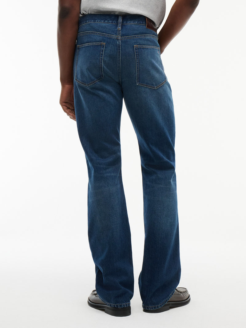 Men Warren Bootcut Boot Cut Dark Wash Jeans